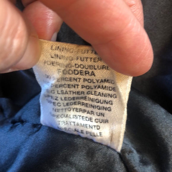 Gold’s Gym Leather Moto Jacket with Belt - Picture 15 of 15